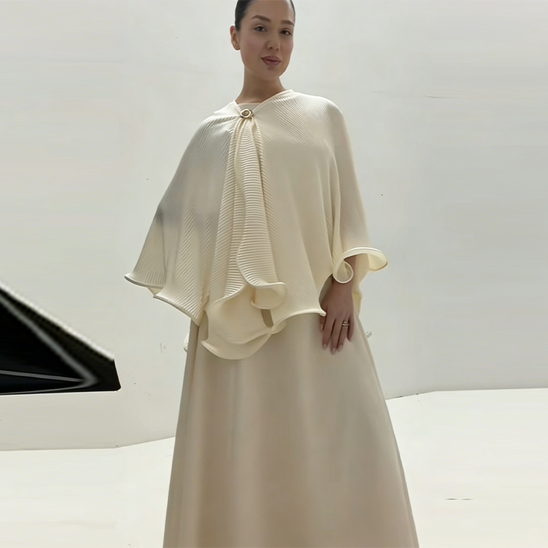 Women Formal Wear For Summer - Romantic Graceful Shawl Dress Set Elegant