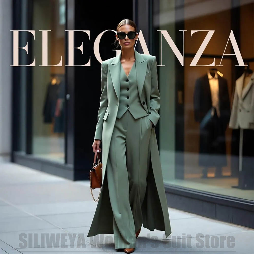 Women'S Formal Wear Pants - Chic Women's Suit Set Three Piece