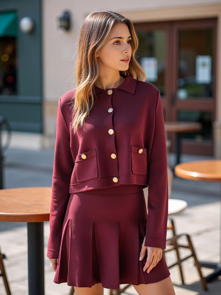 HH Elegant Women Knitted Red S - Women Formal Wear For Summer review and price