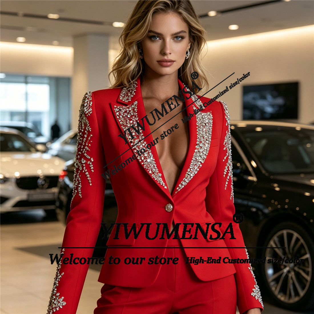 Luxury Women Suits 2 Pieces Se - Women'S Formal Wear Pants review and price