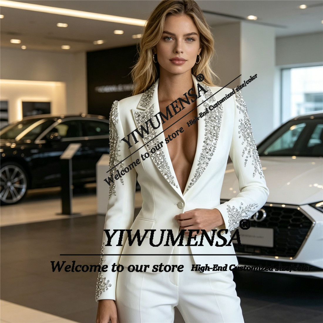 Luxury Women Suits 2 Pieces Se - Women'S Formal Wear Pants review and price