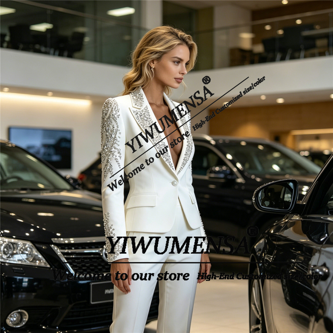 Luxury Women Suits 2 Pieces Se - Women'S Formal Wear Pants review and price