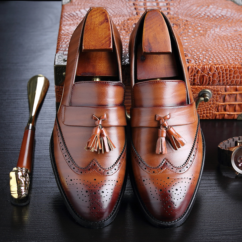 Classic Men's Leather Tassel L - Women Formal Office Wear Shoes review and price