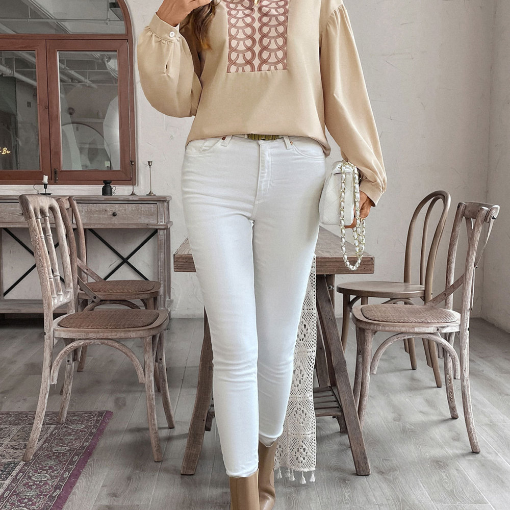 Chic Retro Women Blouse Floral - Women Formal Wear Office review and price