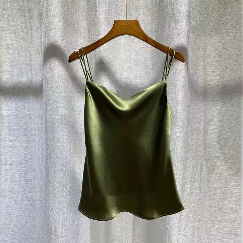 2025 Sexy Satin Silk Camisole  - Silk Camisole Work review and price