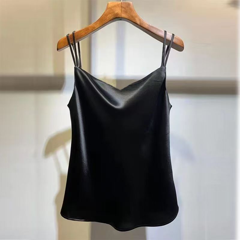 2025 Sexy Satin Silk Camisole  - Silk Camisole Work review and price