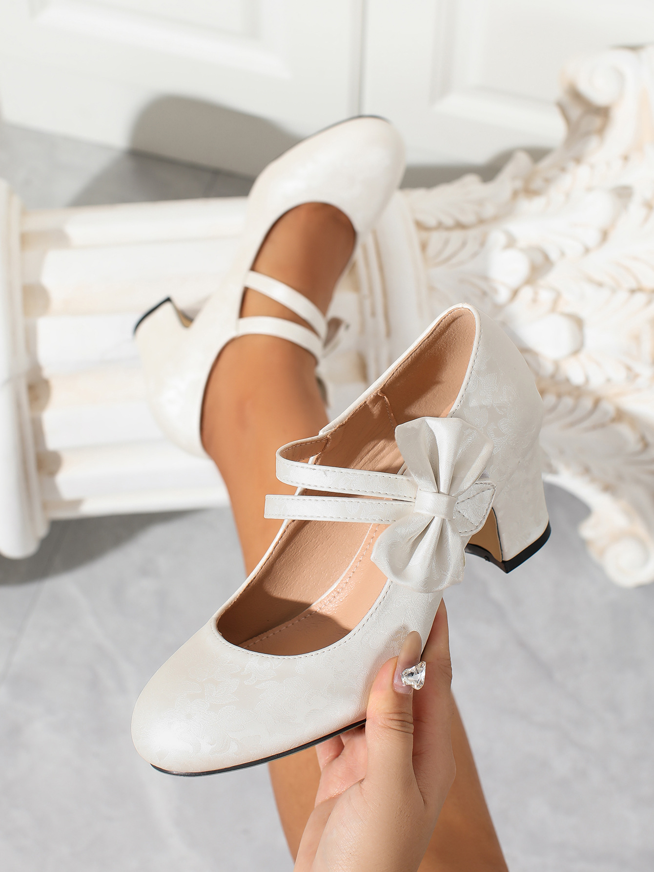 Large size women's shoes bow M - Women Formal Wear With Shoes review and price