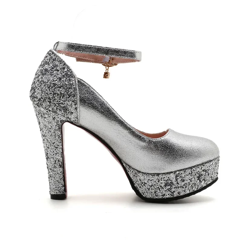 Silver Gold Women Platform Pum - Women'S Formal Wear To A Wedding review and price