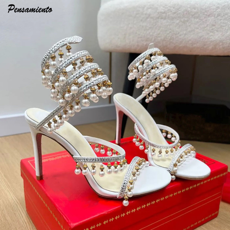 Luxury Rhinestones Pearls Tass - Women'S Formal Wear To A Wedding review and price