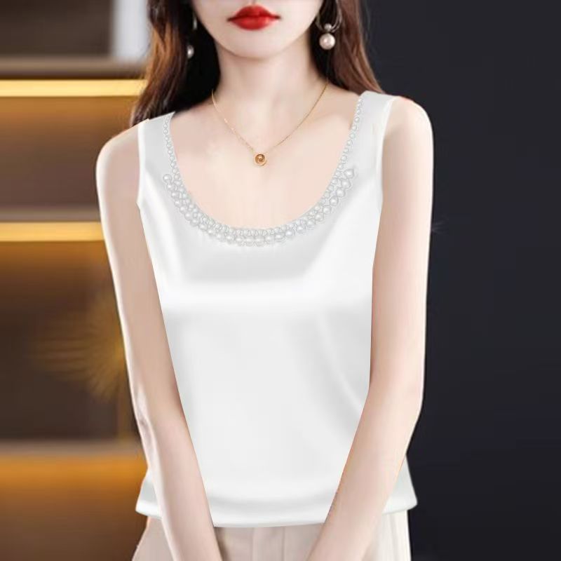 Solid Satin Silk Camisole Crop - Silk Camisole Work review and price